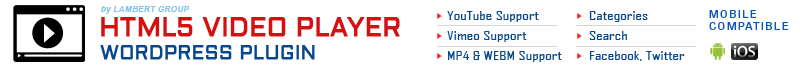 html5 video player logo