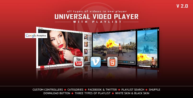 Universal WordPress Video Player