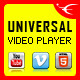 Universal HTML5 Video Player – YouTube/Vimeo/Self-Hosted