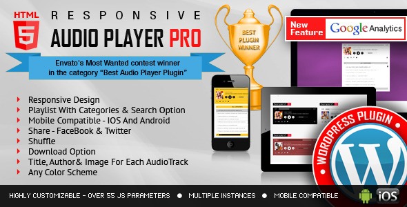 HTML5 Audio Player WordPress Plugin