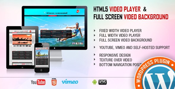 Video Player & FullScreen Video Background - WP Plugin