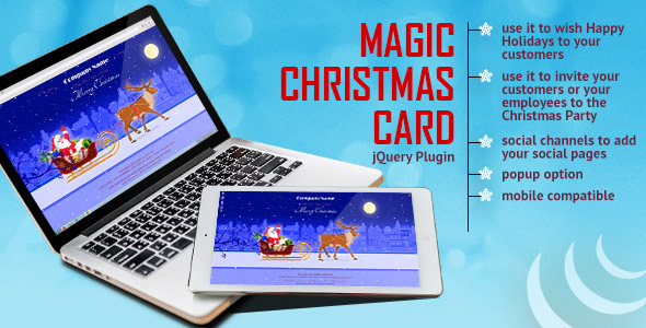 Magic Christmas Card With Animation jQuery Plugin